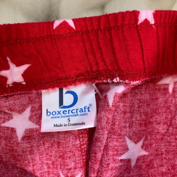 🎁Boxercraft PJ Pants Red w/ White Stars Small - Picture 7 of 10